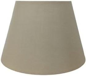 Resim Bohhem Abajur Başlığı Hazır Şapka Kahve Renk Kumaş Kahve 