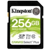 Resim Kingston Sds2 256 Gb Sdhc Canvas Select Plus 100r C10 Uhs-i U1 V10 Sd Hafıza Kartı 