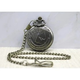 Resim MCM Group Oyun Kartı Tasarımlı Köstekli Saat 