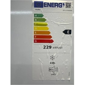 Resim Profilo DF1133WENN Nofrost Derin Dondurucu 93 cm Yükseklik 61 cm Genişlik Çekmeceli Tasarım 