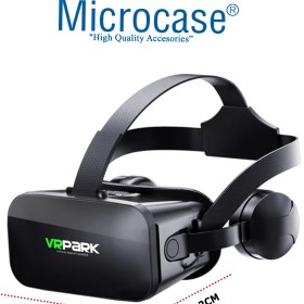 Resim Microcase Vrpark J20 3D Sanal Gerçeklik Gözlüğü 3.5mm Kulaklıklı Uyumluluk ve Özel Özellikler ile 