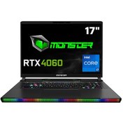 Resim Monster Semruk S7 V9.1.2 i7-13700HX 64 GB 2 TB SSD 8 GB RTX4060 17" Dos Dizüstü Oyun Bilgisayarı 