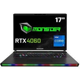 Resim Monster Semruk S7 V9.1.2 i7-13700HX 64 GB 2 TB SSD 8 GB RTX4060 17" Dos Dizüstü Oyun Bilgisayarı 