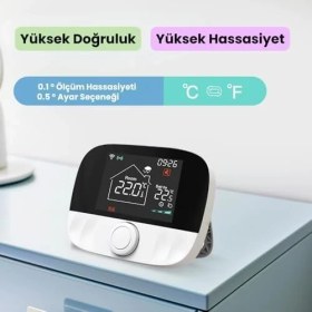 Resim Mabeyn Wifi Akıllı Oda Termostatı, ve Smart Life Uyumlu, Kablosuz 