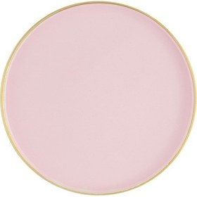 Resim Madame Coco Dory Yuvarlak Sunum Tepsisi Dory22x22x2cm-soft Pudra 