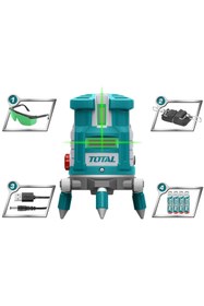 Resim Total 2 Yeşil Lazerli Hizalama Artı Darbeli 1.0 - 1.4 Ah 32 Volt 2 Yıl 