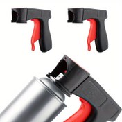 Resim Yeniden Kullanılabilir Sprey Kutu Tetik Kolu - Otomotiv Tamiri ve DIY Projeleri için Aerosol Kutularını Boya Püskürtücüye Dönüştürün, Ergonomik Tutma Yeri, Dayanıklı Plastik Yapı, Çoğu Sprey Nozulu ile Uyumlu, Ev Geliştirme, Kolay Bağlantı, Güvenilir Araç, El Sanatları Hobi Severler 