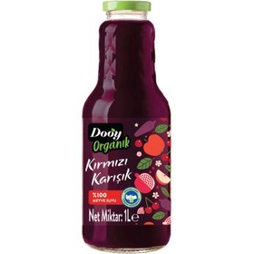 Resim Dooy %100 Organik Kırmızı Meyveler Meyve Suyu 1 L 