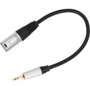 Resim Xiyyadms 3.5mm Mikrofon Ses Kablosu: Kameralar Ve Yayınlar İçin Xlr Erkek Çevirici Kablosu 