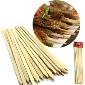 Resim İklim Adana Kebap Çöp Şiş Bambu 25 cm 2 paket 