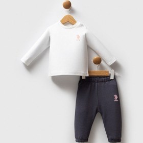 Resim U.S. Polo Assn. U.s. Polo Assn Kız Bebek Turuncu Takım Turuncu 