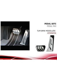 Resim Bmw F30 Pedal Seti Takımı Geçmeli Otomotik 2 Parça 2012 / 2018 