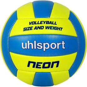 Resim Uhlsport Voleybol Topu Neon Yeşil Mavi 