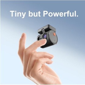 Resim Tiny Dash Cam 1296p Qhd Mini Araba Kamerası, Ses Kontrolü, Süper Gece Görüşü 