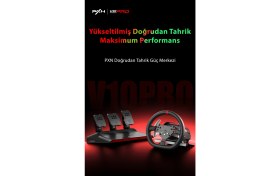 Resim Pxn V10 Pro Oyun Direksiyon Seti 3.2 Nm Kuvvetli Geri Bildirim Doğrudan Tahrikli Yarış Direksiyonu Pc/ps4/xbox Uyumlu 