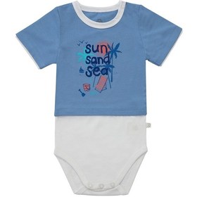 Resim Organicera Organicera Organik Tshirt Body,Mavi 