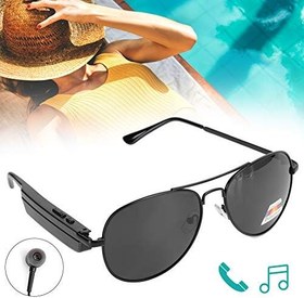 Resim Akıllı Gözlük Bluetooth 5.0 Ses Güneş Gözlüğü Aramalar Müzik Ses Açık Kulaklık Güneş Gözlüğü 