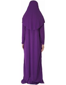 Resim Zehranaz Namaz Elbisesi Koyu Menekşe Moru Fermuarsız Namaz Elbisesi Koyu Mor 