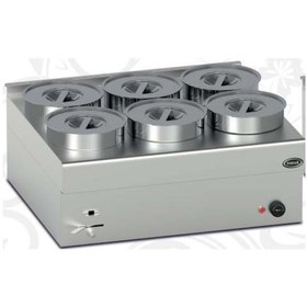 Resim Pimak Elektrikli Sos Benmarisi 6'lı 72 X 65 X 35 Cm 