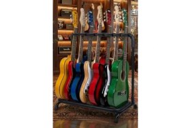 Resim Profesyonel 7'li Gitar Standı Sehpası 