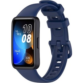 Resim Huawei Band 8 Uyumlu Klasik Zore Kordon-siyah 