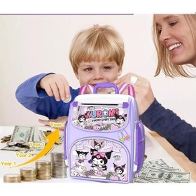 Resim Parmak İzi Simülasyon'lu Şifreli Müzikli Çanta Kumbara-384 