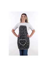 Resim Trendy 3lü Set Sıvı Su Geçirmez Mutfak Önlüğü Isıya Dayanıklı Fırın Eldiveni Ve Tutacak Çeyiz Seti Çizgili Kahve Çok Renkli 