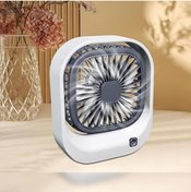 Resim abnturk Masa Üstü Taşınabilir Mini Fan Şarjlı Vantilatör 