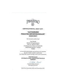 Resim Pirastro 319020 Keman Tel Seti - Chromcor 4/4 Kemanlarla Tam Uyumlu Eğitim - Çelik Çekirdek Uzun Ömürlü Çelik Yapı, Kolay Akort Tutma, Parlak Ve Net Ses Ölçü: 4/4 Kemanlar İçin 4'lü Tam Takım Set 