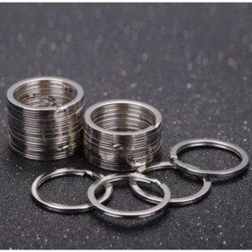 Resim Genel Markalar 50 Adet 3 Cm Anahtarlık Halkası (gümüş) 