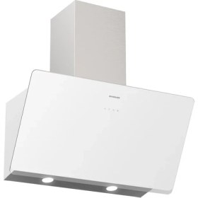 Resim Silverline 3457 Soho 60 cm Cam Davlumbaz - Beyaz 