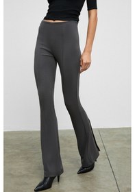 Resim Grimelange Lysavıne Kadın Esnek Kumaşlı Slim Fit Koyu Gri Pantolon Koyu Gri 