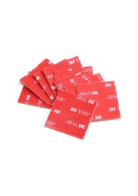 Resim Ayt Powermaster Pm-25701 Kare Çift Taraflı Bant 25x25 Mm 3m 10 Lu Paket Araç Oto İçin Uygun 1 CM 