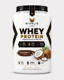 Resim NIVALIS LABS Whey Protein Hindistan Cevizi Aromalı 2100g 70 Servis 