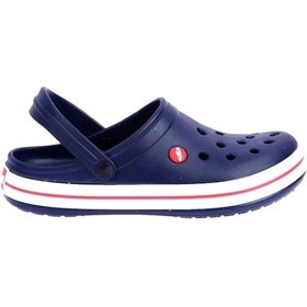 Resim Akınal Bella Lacivert Unisex Sabo Terlik Hastane Terliği Lacivert-beyaz Çok Renkli 