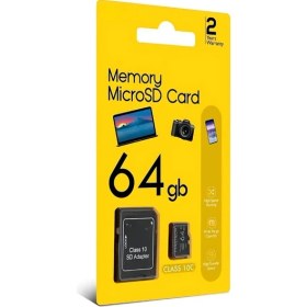 Resim 64 GB Micro Sd 130 Mb/sn Siyah Hafıza Kartı Telefon Kamera Tablet 