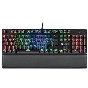 Resim Gamepower Ogre RGB 60M Red Switch Türkçe Q USB Mekanik Oyuncu Klavyesi 