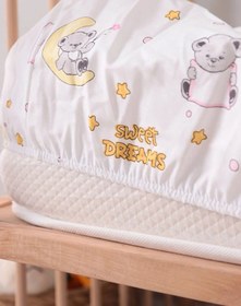 Resim %100 Pamuk Dream Sweet Bebek Nevresim Takımı - Pembe 