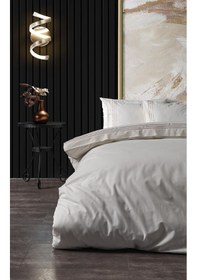 Resim Zelda Nakışlı Nevresim Takımı Çift Kişilik - Pudra 