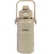 Resim Dodge DB-24546 Çift Kullanım Pipetli/Rahat İçim Krem 800ml Askılı Çelik Matara 