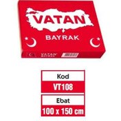 Resim Vatan Türk Bayrağı 100x150 VT108 