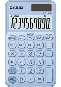 Resim Casio SL-310UC-LB Cep Tipi 10 Hane Hesap Makinesi 