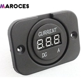 Resim Maroces-28Mm Ampermetre Dc 0-10A Kırmızı Renk 