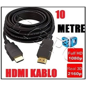 Resim Hdmi Kablo 10 Metre Full Hd 4K Ultra Hd Aktarim Kablosu 