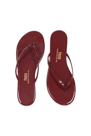 Resim Tkees Tk-2011 Klasik Parmak Arası Bordo Kadın Terlik 