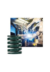 Resim Geeroyoo 2 Adet Yeşil Ağır Yük 65mn Çelik Kalıp Yayları - Th25 Serisi 25mm Dış Çap, 30mm Uzunluk 