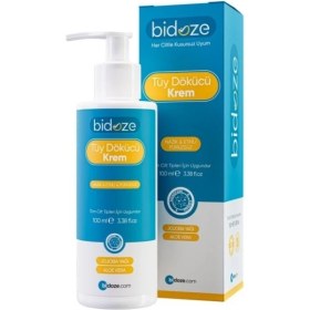 Resim Bidoze Tüy Dökücü Krem 100 ml | Aloe Vera ve Hindistan Cevizi Yağlı Pürüzsüzlük 