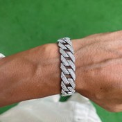 Resim RICH ROYAL DIAMOND MIAMI BRACELET 16mm 