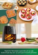 Resim Philips HD9243/90 3000 Serisi L Airfryer, 0.8kg, 4.1L Kapasiteli (MUFFİN KABI + YAĞLI KAĞIT HEDİYE) 