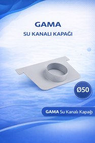 Resim GGama Su Kanalı Kapağı (Ø50) 